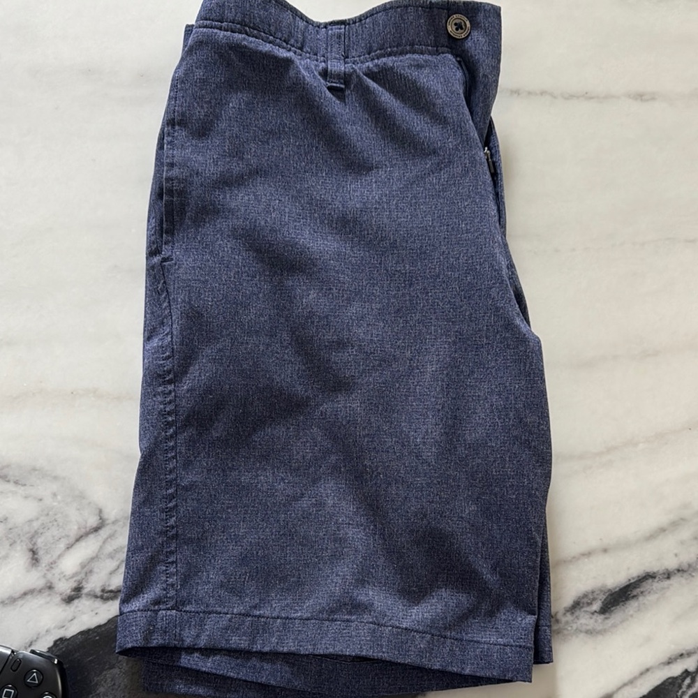 Under Armour Navy Flat Front Shorts